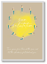 Lade das Bild in den Galerie-Viewer, YOGA POSTKARTE „SUN SALUTATION“
